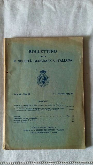Bollettino della r. società geografica italiana.febbraio 1934
