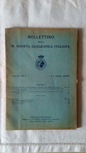 Bollettino della r. società geografica italiana.maggio 1936