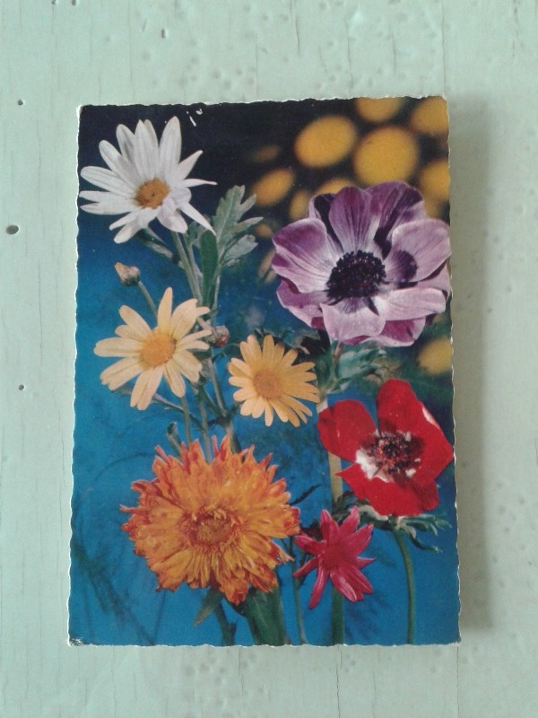 Cartoline fiori vintage
