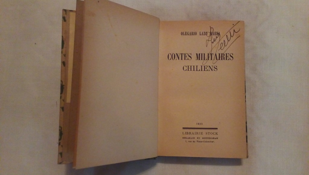 Contes militaires chiliens - Olegario Lazo Baeza 1932