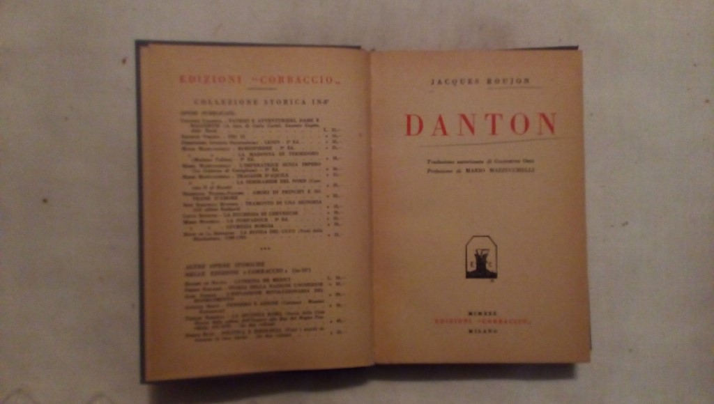 Danton - Jacques Roujon Corbaccio 1930 