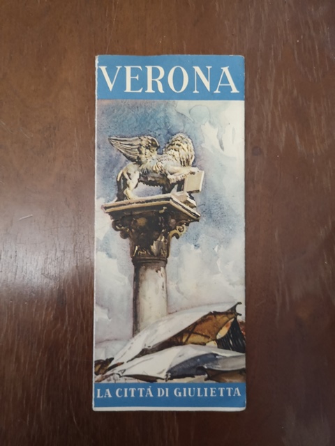 Depliant Verona la città di giulietta - Con piantina - Ente provinciale per il turismo verona