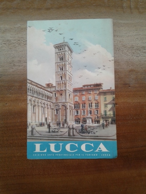Depliant/opuscolo LUCCA guida turistica pianta monumentale