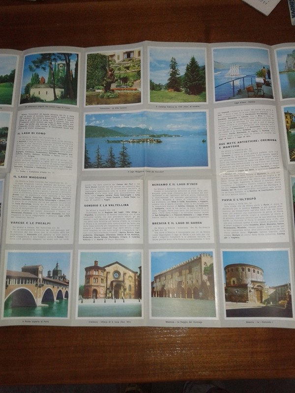 Depliant/opuscolo MILANO e i Laghi guida turistica 