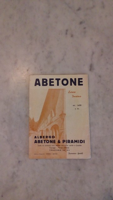Depliant/opuscolo.abetone. guida turistica vintage