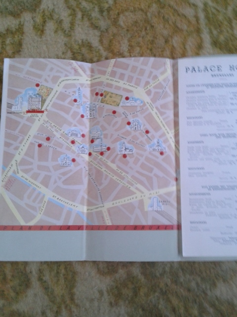 Depliant/opuscolo.bruxelles palace hotel. vintage guida turistica