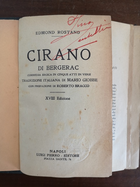 Edmond Rostand Cirano de bergerac Luigi Pierro editore