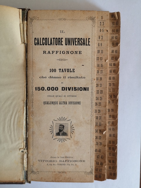 Il calcolatore universale raffignone - Vittorio Raffignone Torino