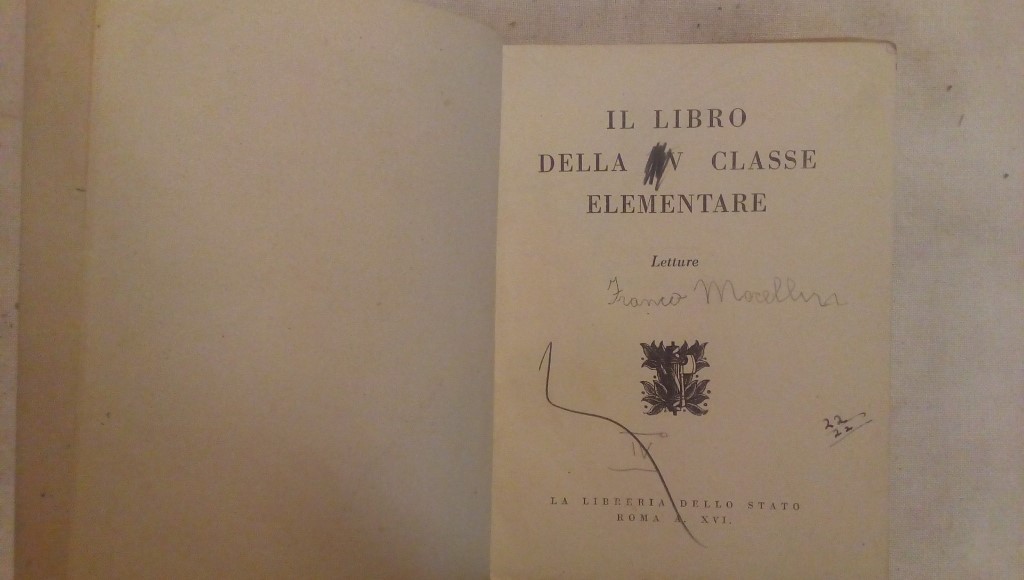 Il libro della V elementare letture- La biblioteca dello stato Roma