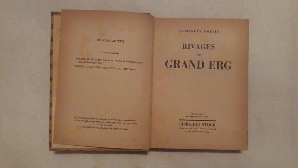 Rivages du Grand Erg - Emmanuelle Grevin