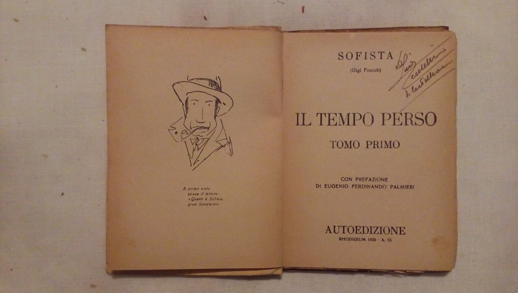 Il tempo perso - Sofista Gigi Fossati 1930