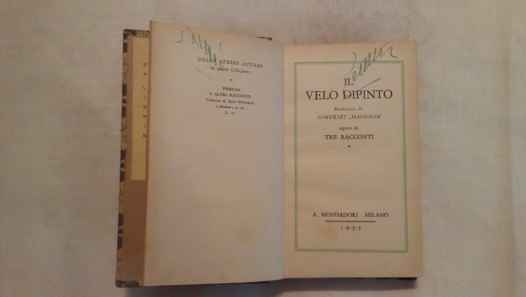 Il velo dipinto - Somerset Maugham 1937