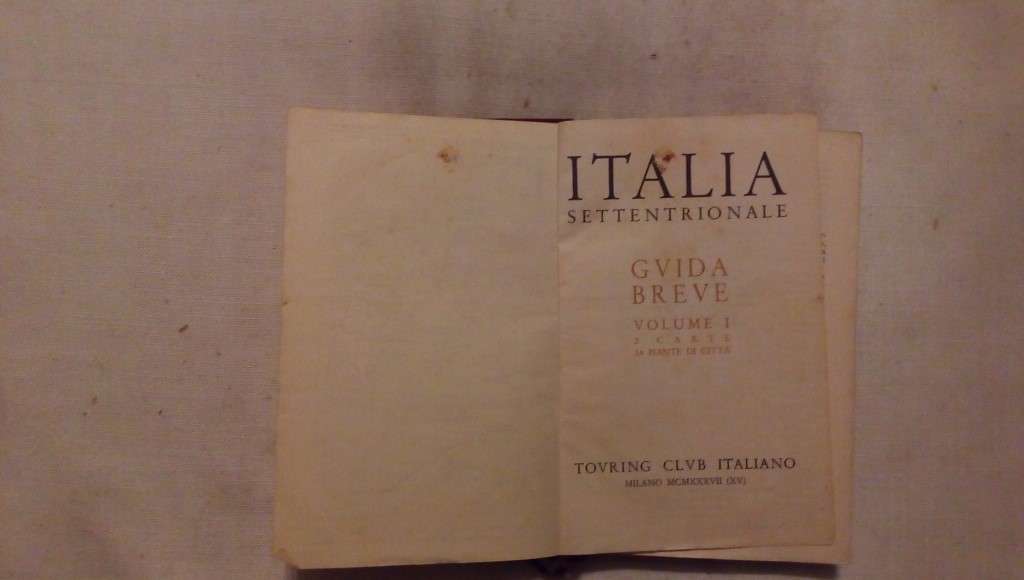 Italia settentrionale guida breve touring club italiano 1937