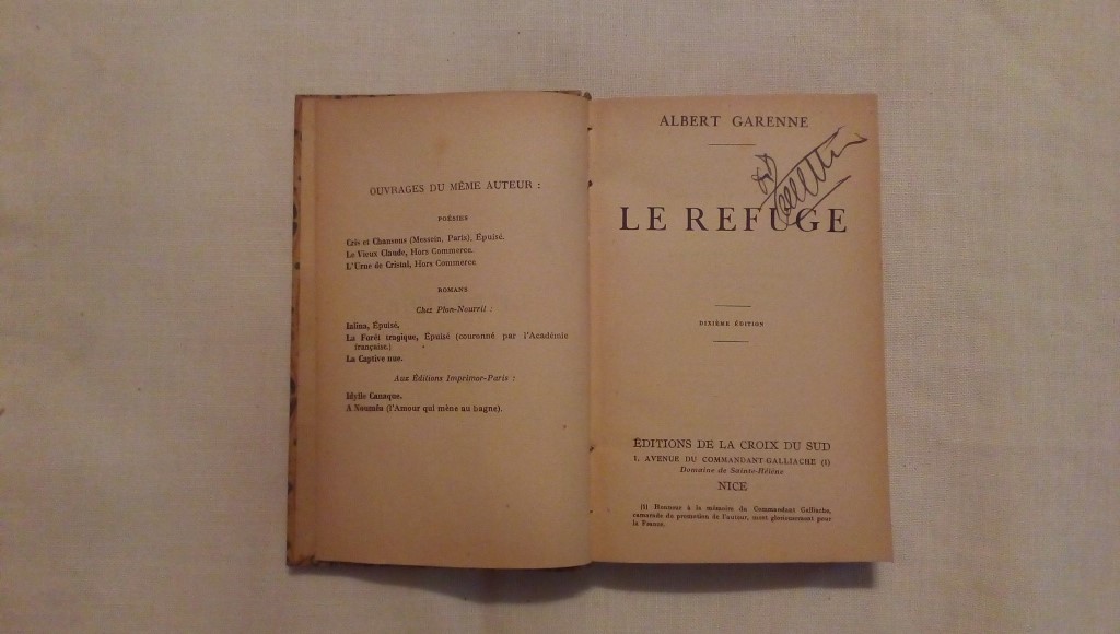 Le refuge - Albert Garenne 1936