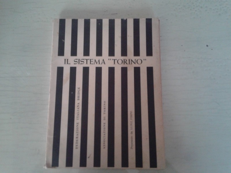 Libretto/ Opuscolo  IL SISTEMA TORINO   LUIGI FIRPO  1959   bridge