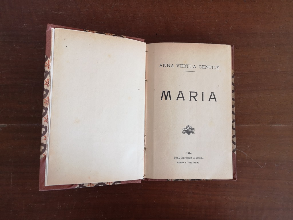 Maria Anna Vertua Gentile Casa editrice Mandella 1914