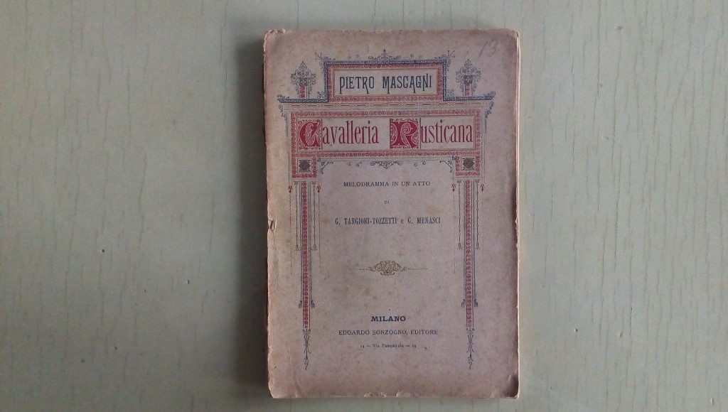 Opera/ Cavalleria Rusticana 