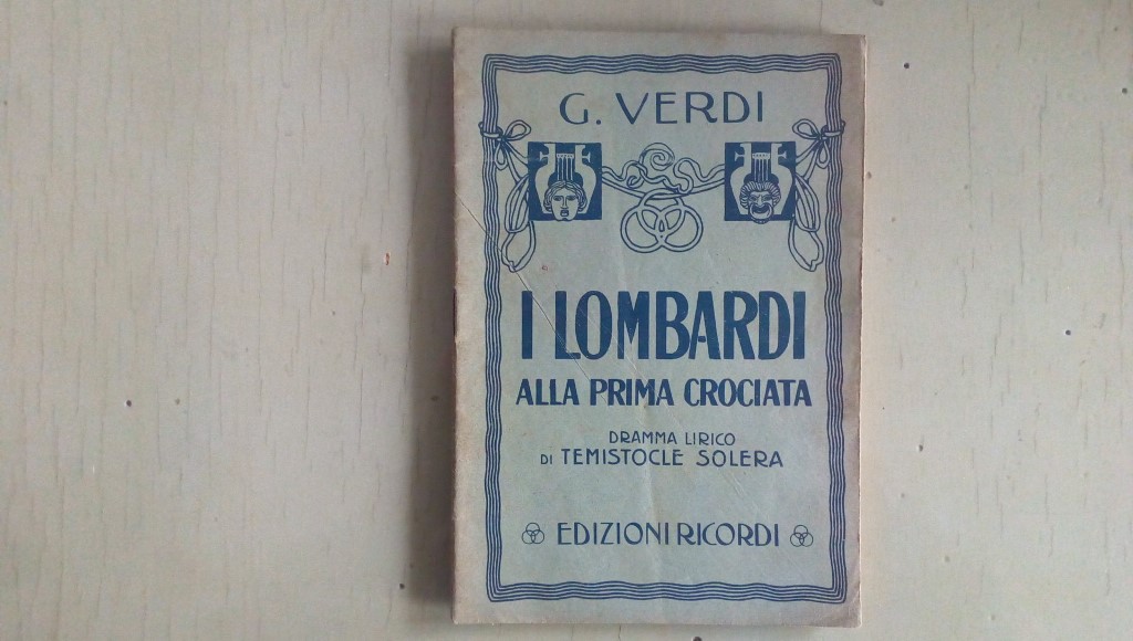 Opera/ i lombardi   g. verdi 