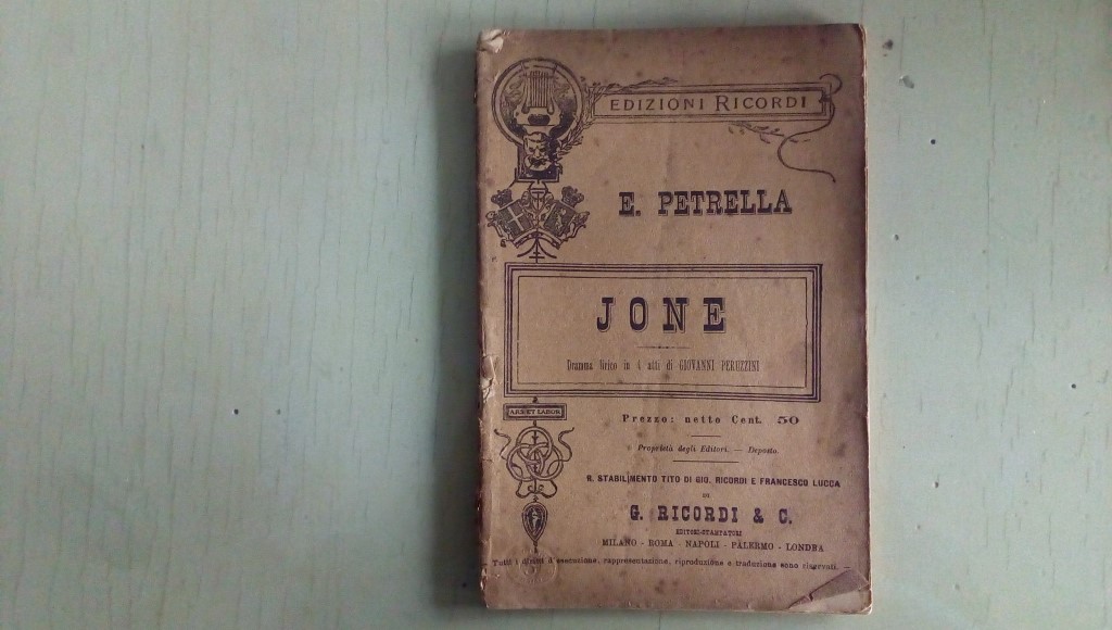 Opera/ JONE  E. Petrella 