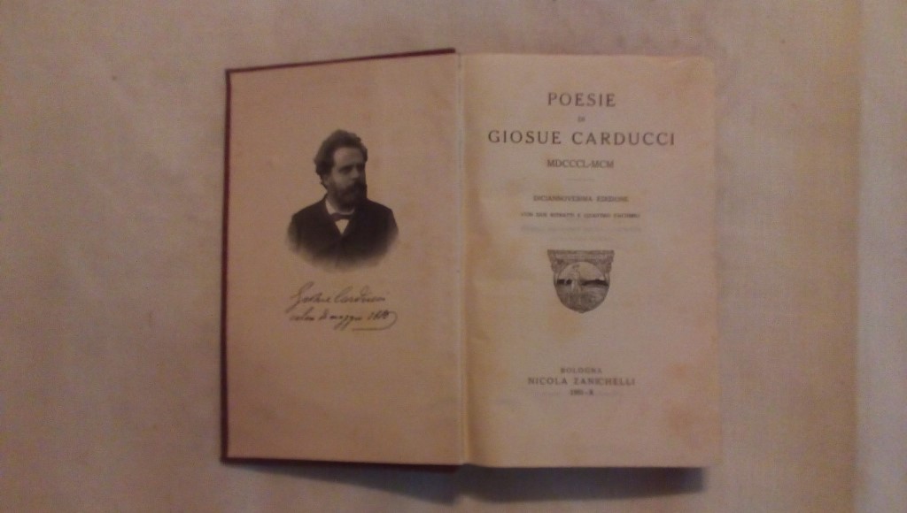 Poesie di Giuseppe Carducci - Nicola Zanichelli 1931