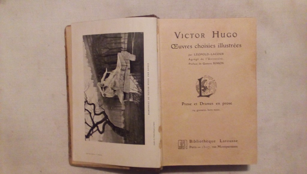 Victor Hugo Oeuvres choisies illustrees - Leopold Lacour Larousse