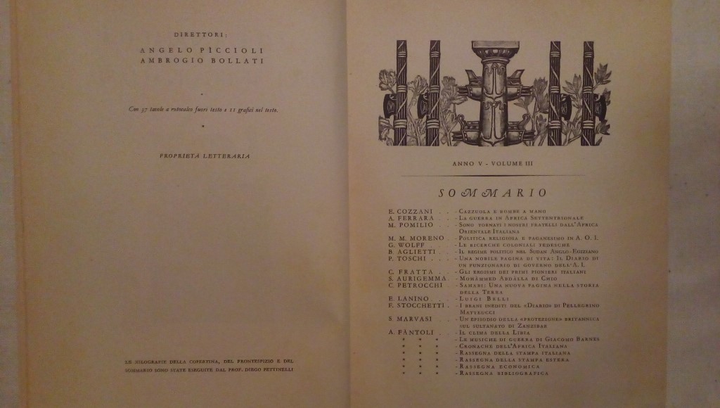  Gli annali dell'Africa Italiana Anno 5 Numero 3 Ministero dell'Africa Italiana Mondadori Milano 1942