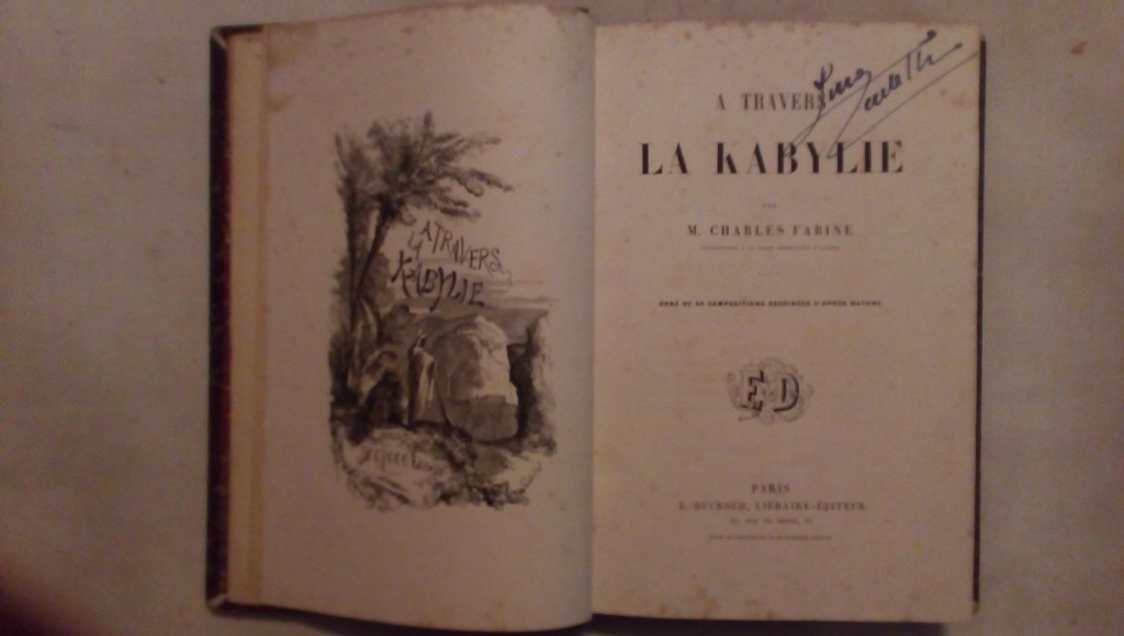 A travers la kabylie par Charles Farine - E. Ducrocq editeur Paris