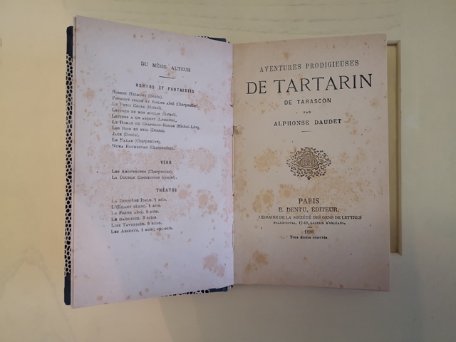 Aventures prodigieuses de tartarin de tarascon par alphonse daudet - E. dentu editeur paris 1886