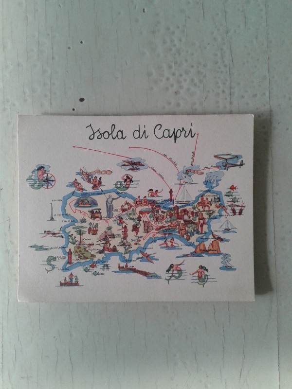 Cartoline isole/ isola di Capri vintage