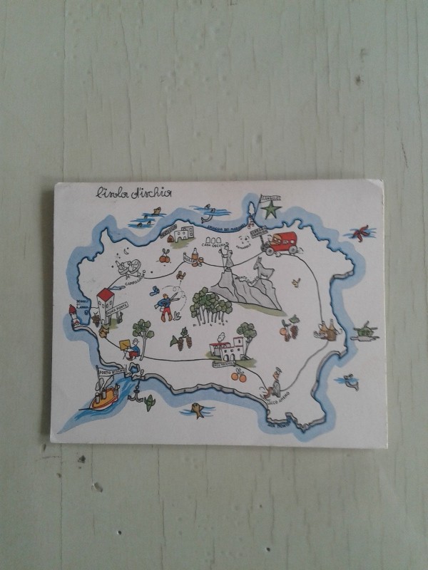 Cartoline isole/ l'isola d'ischia vintage