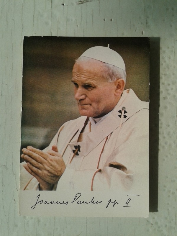 Cartoline papa giovanni paolo II