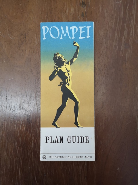 Depliant Pompei plan guide 1955 - Ente provinciale per il turismo napoli