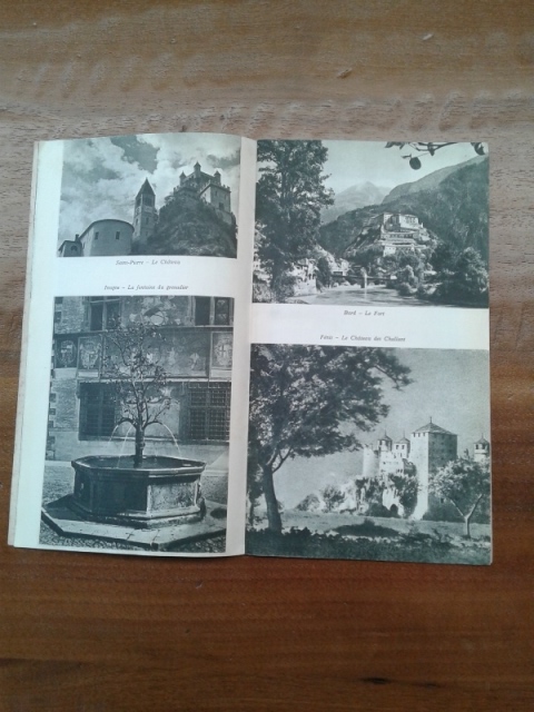 Depliant/opuscolo LE VAL D'AOSTE guida turistica 1951