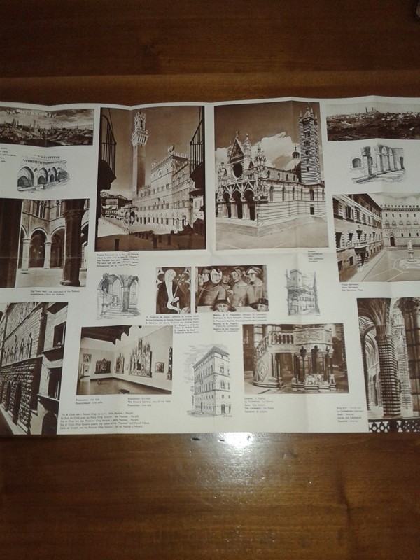 Depliant/opuscolo SIENA vintage guida turistica