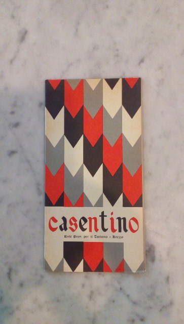 Depliant/opuscolo.casentino. guida turistica vintage