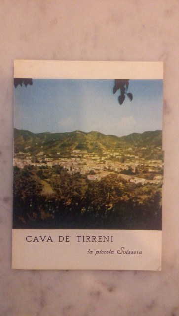 Depliant/opuscolo.cava de' tirreni . guida turistica vintage