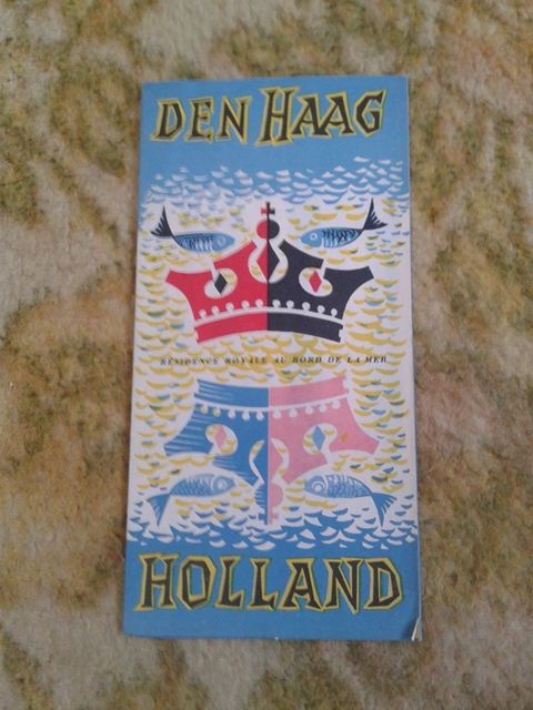 Depliant/opuscolo.den haag holland. vintage guida turistica