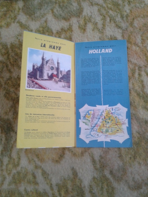 Depliant/opuscolo.den haag holland. vintage guida turistica