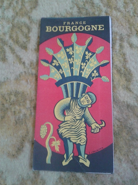 Depliant/opuscolo.france bourgogne. vintage guida turistica