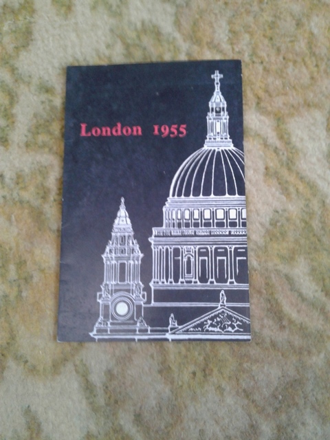 Depliant/opuscolo.london 1955. vintage guida turistica