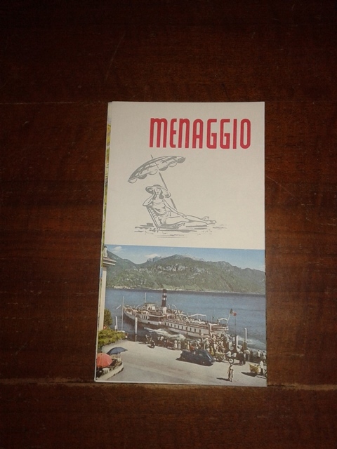 Depliant/opuscolo.menaggio lago di como.guida turistica vintage