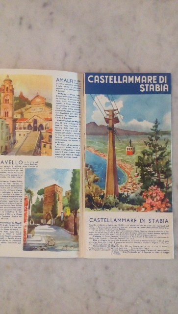 Depliant/opuscolo.napoli. guida turistica vintage