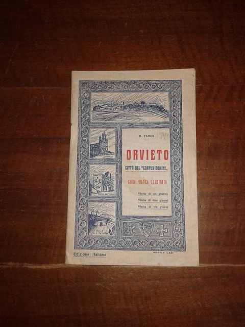 Depliant/opuscolo.orvieto 1933.guida turistica vintage