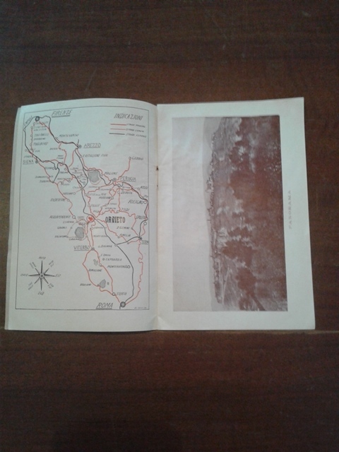 Depliant/opuscolo.orvieto 1933.guida turistica vintage