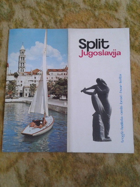 Depliant/opuscolo.split jugoslavija.guida turistica vintage