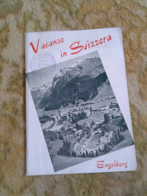 Depliant/opuscolo.vacanze in svizzera. vintage guida turistica