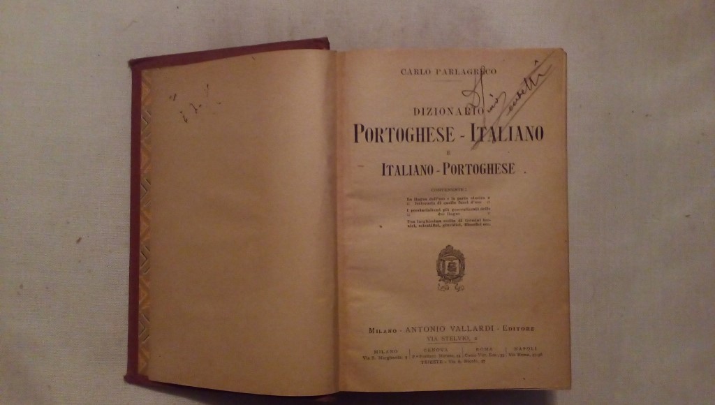 Dizionario di portoghese italino e italiano portoghese - Carlo Parlagreco - Vallardi editore