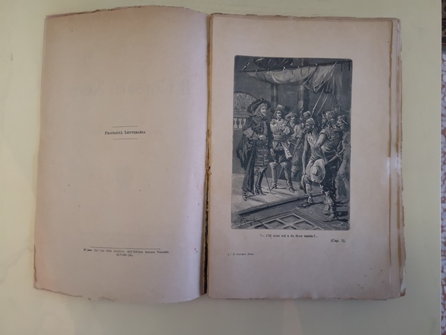 Il corsaro nero emilio salgari - Antonio vallardi editore milano