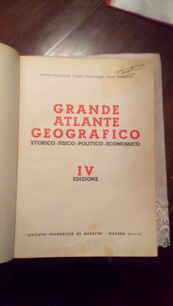 Il grande atlante geografico storico fisico politico economico IV edizione - De Agostini Novara