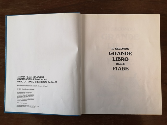 Il secondo grande libro delle fiabe - Dami editore 1991